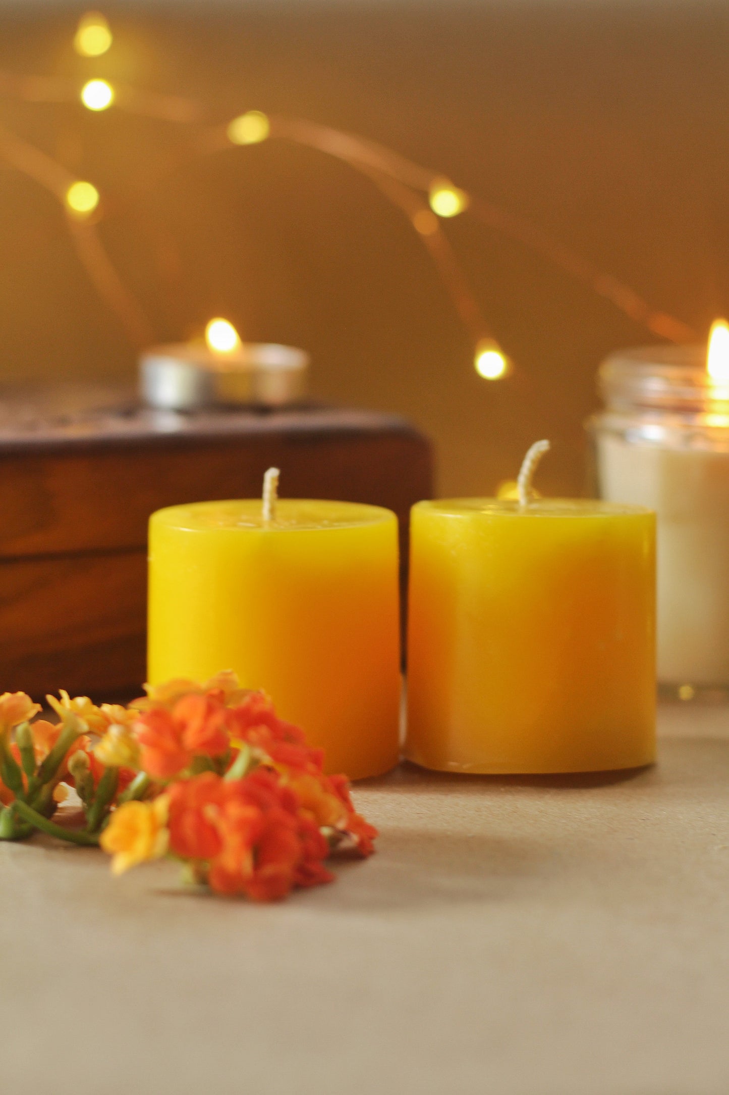 Lilith Spell & Ritual Yellow Candle Set of 2