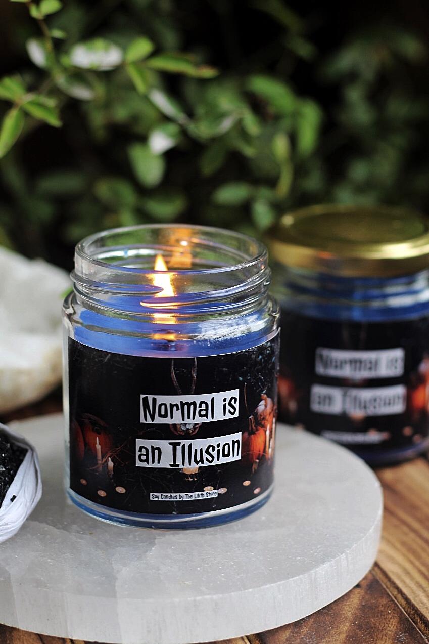 Normal is Illusion Soy Candle - 100 g