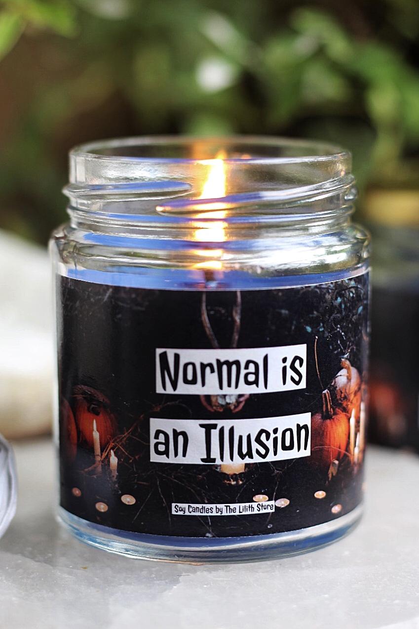 Normal is Illusion Soy Candle - 100 g
