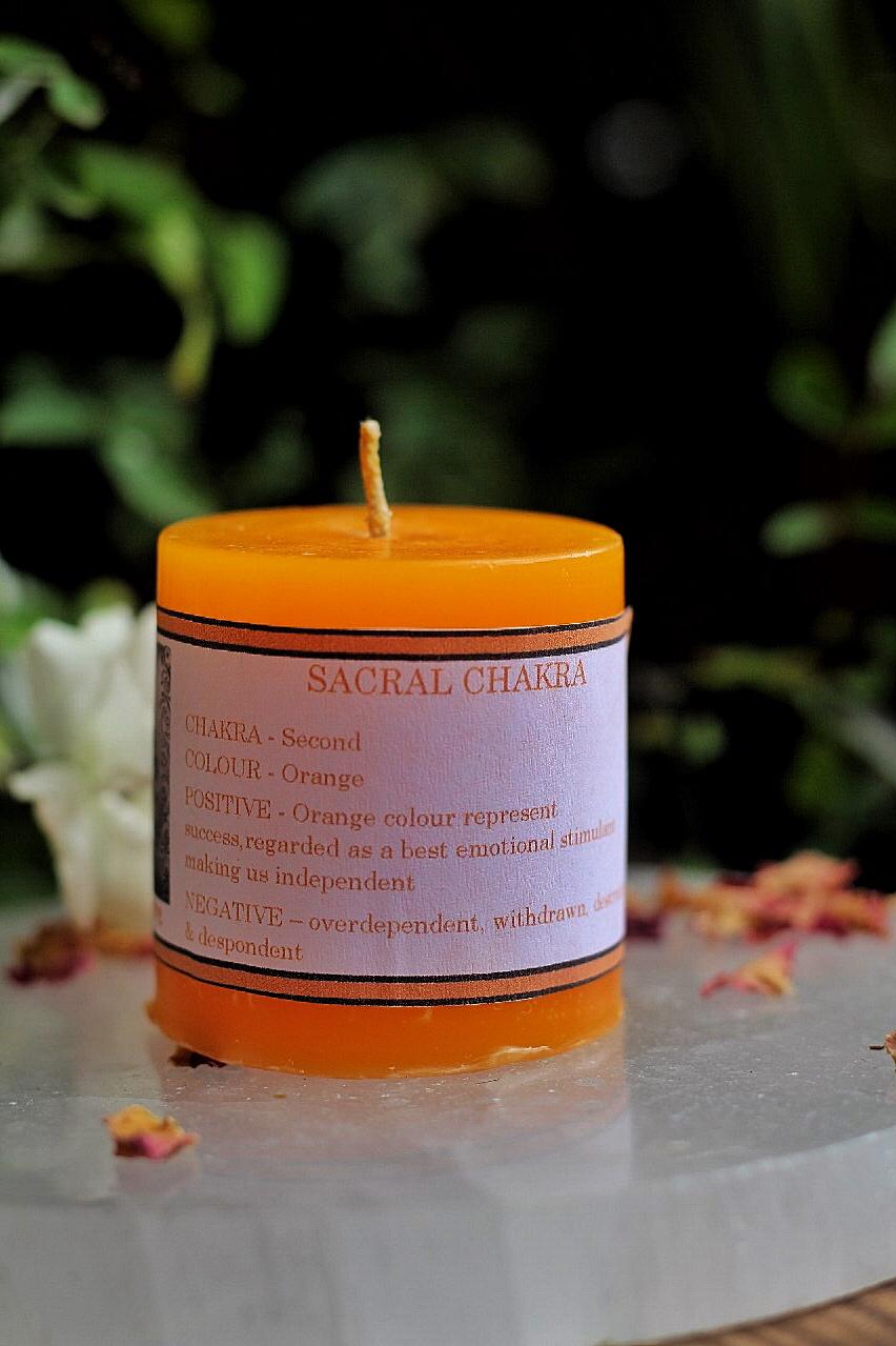 Sacral Chakra Candle