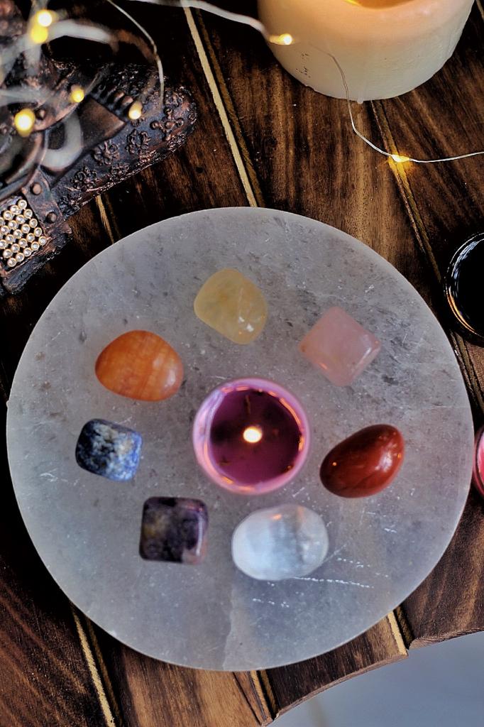 Seven Chakra Tumble Stone Set