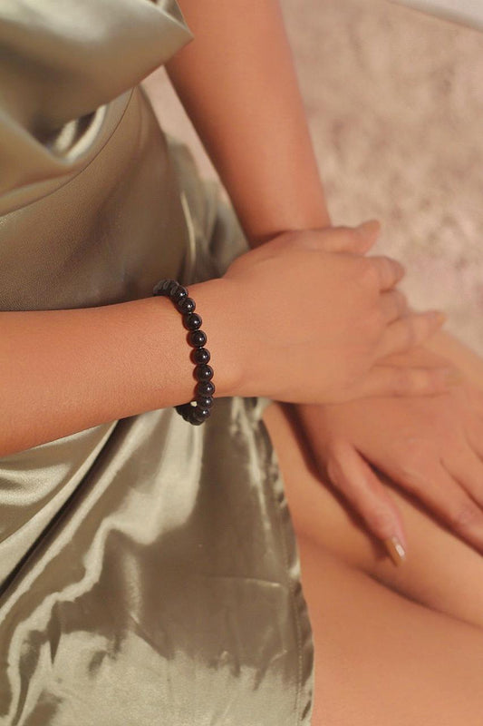 Black Onyx Bracelet | Stone of Protection & Strength