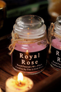 Royal  Rose Scented Candle - 80 Gm
