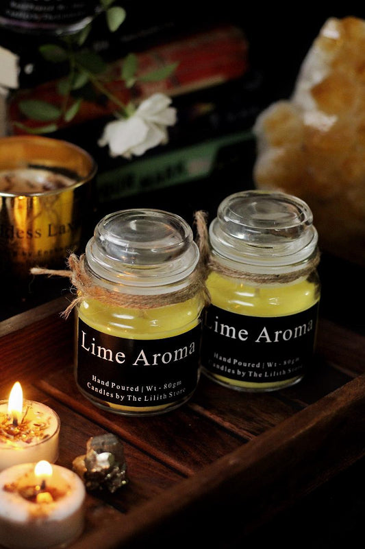 Lime Scented Candle - 80 Gm