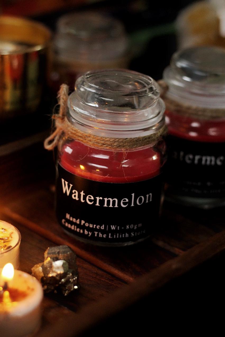 Watermelon Scented Candle - 80 Gm