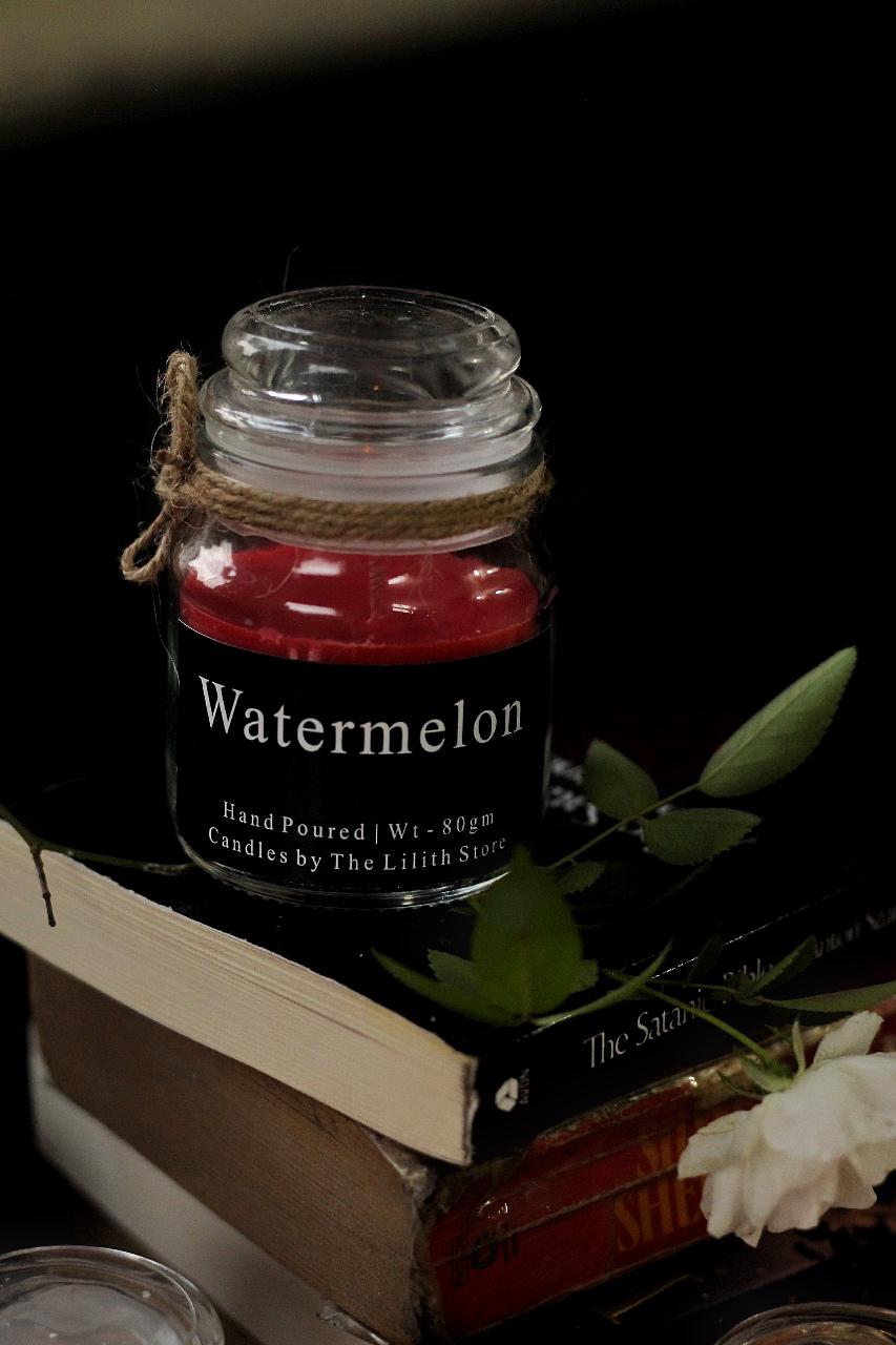 Watermelon Scented Candle - 80 Gm