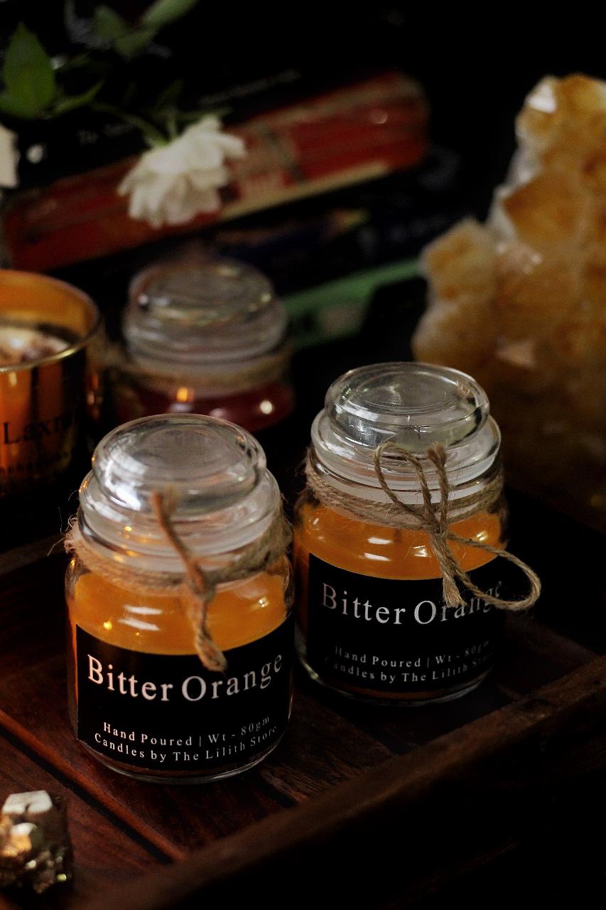 Bitter Orange Scented Candle - 80 Gm