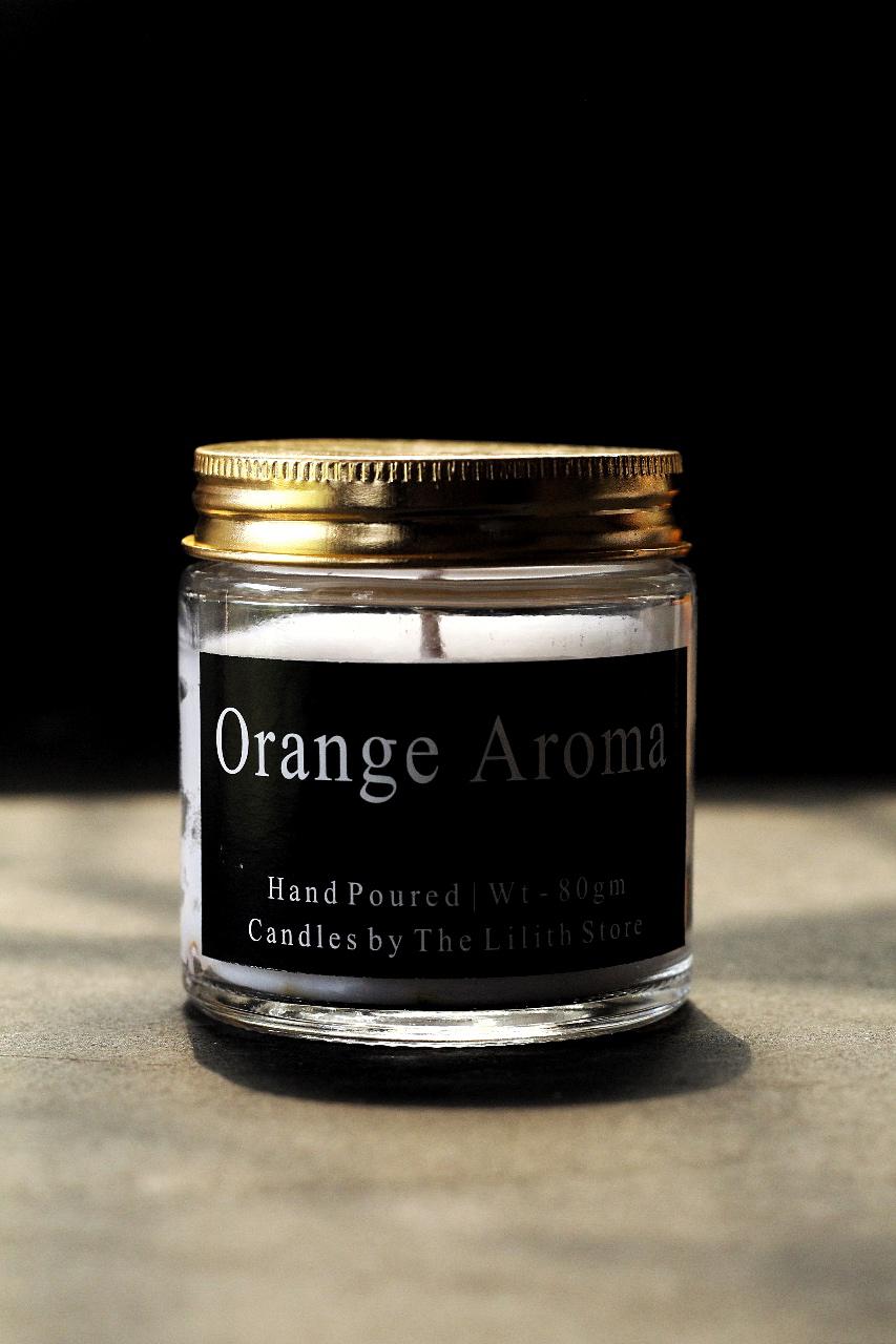 Orange Scented Candles - 80 Gm