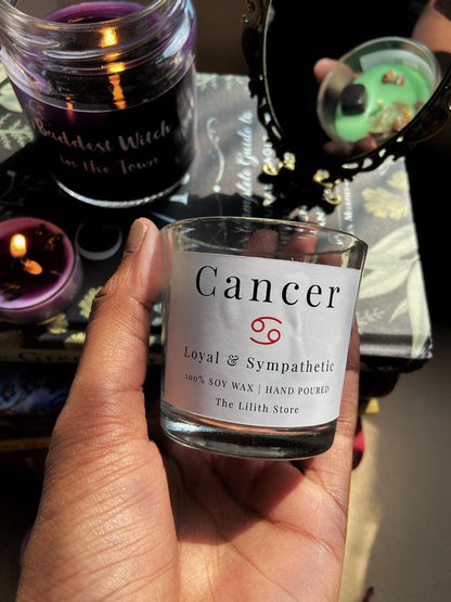 Cancer Zodiac Mini Candle - 60 Gm