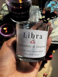 Libra Zodiac Mini Candle - 60 Gm