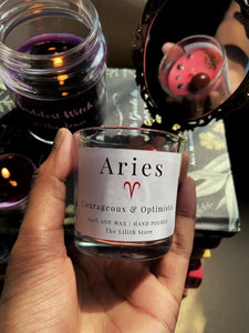 Aries Zodiac Mini Candle - 60 Gm