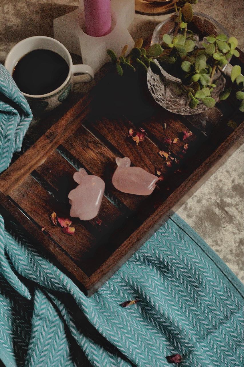 Rose Quartz Duck - Pack of 2