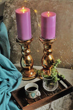 Load image into Gallery viewer, Pastel Pink Colour Pillar Candles - Pack of 2 | Scented &amp; Unscented
