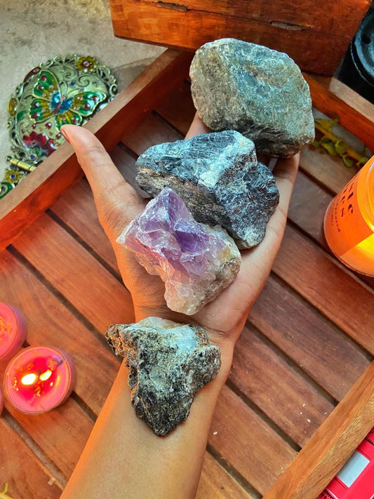 Raw Stones Set of 4 - Medium Size Raw Stones