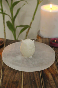 White Owl Candle