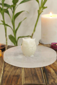 White Owl Candle