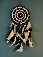 Load image into Gallery viewer, White &amp; Black thread Dreamcatcher | Dreamcathcer
