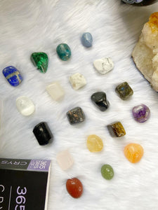 Tumble Stone Set of 19  | Crystal Set