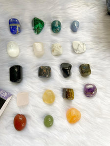 Tumble Stone Set of 19  | Crystal Set