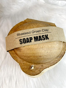 RHASSOUL GREEN CLAY -  SOAP-MASK