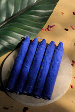 Load image into Gallery viewer, Blue Candle | Wiccan Candle Set of 6
