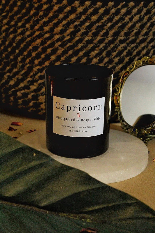Capricorn Zodiac Scented Soy Candle - 170 Gm