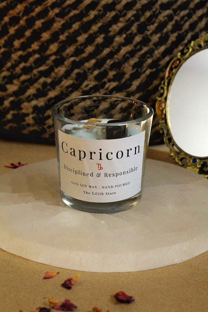 Capricorn Zodiac Mini Candle - 60 Gm