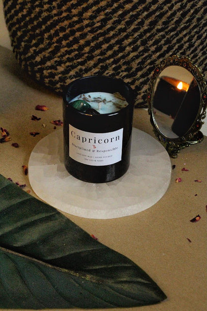 Capricorn Zodiac Scented Soy Candle - 170 Gm