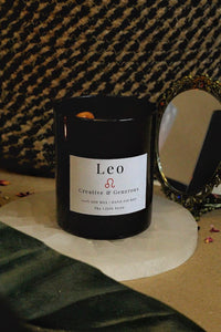 Leo Zodiac Scented Soy Candle - 170 Gm