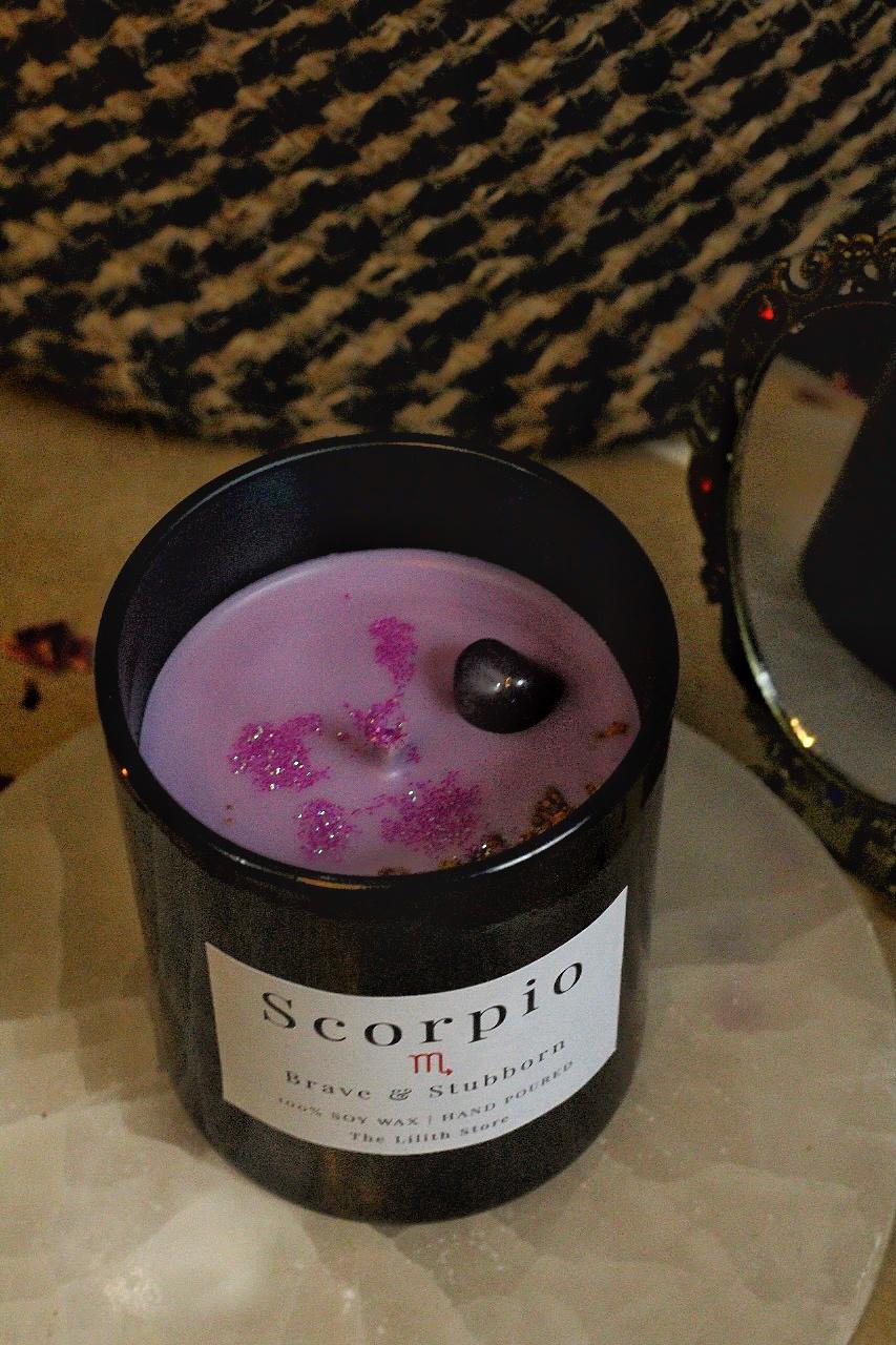 Scorpio Zodiac Scented Soy Candle - 170 Gm