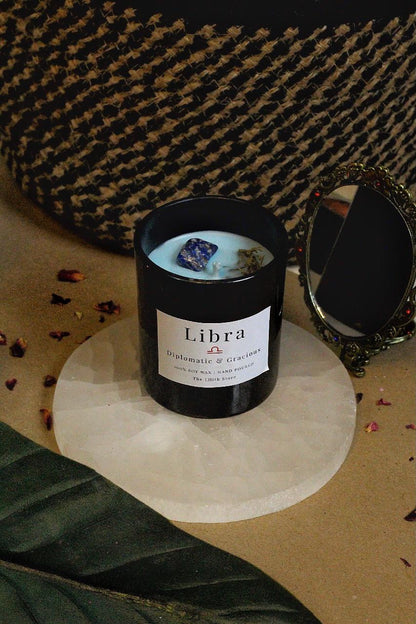 Libra Zodiac Scented Soy Candle - 170 Gm