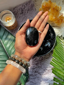 Black Obsidian Palmstone