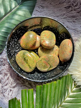 Load image into Gallery viewer, Unakite Palmstone
