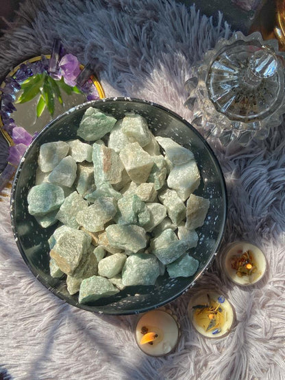 Green Aventurine Mini Raw Stone | Stone for Abundance