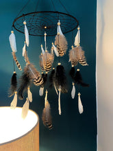 Load image into Gallery viewer, Metal Ring Black Dream Catcher
