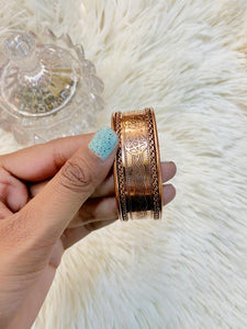 Celtic Knot with Pentacle symbol Copper Bracelet