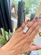 Load image into Gallery viewer, Selenite Silver Adjustable Ring
