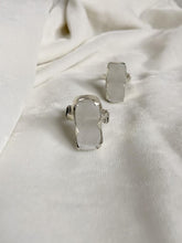 Load image into Gallery viewer, Selenite Silver Adjustable Ring
