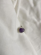 Load image into Gallery viewer, Amethyst Tumble Silver Adjustable Ring
