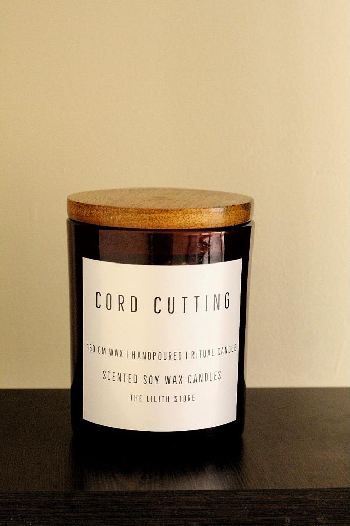 Cord Cutting Ritual Candle  - 150 Gm Soy Wax