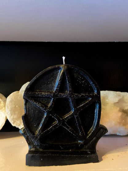 Pentacle Altar Candle