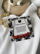 Load image into Gallery viewer, Orange Carnelian Bead Chain Necklace
