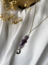 Load image into Gallery viewer, Amethyst Tumble Chain Necklace
