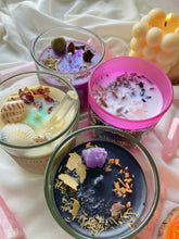 Load image into Gallery viewer, Ritual Candle + Customization Available with Crystals, Herbs &amp; Essential Oil/Fumes
