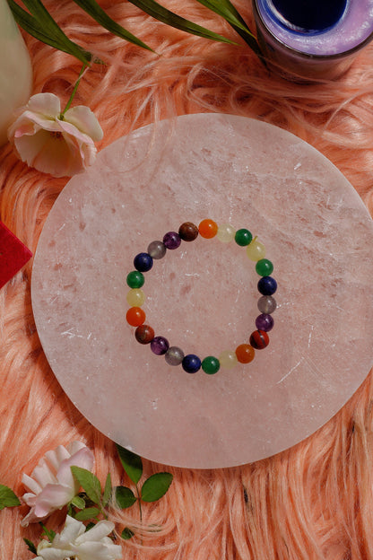 Seven Chakra Beads Bracelet